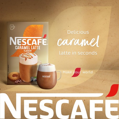 Nescafe Frothy Caramel Latte Sachets thumbnail 5