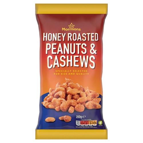 Morrisons Honey Roasted Peanuts & Cashews thumbnail 2