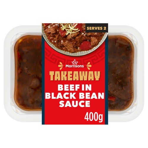 Morrisons Takeaway Beef In Black Bean Sauce 400g