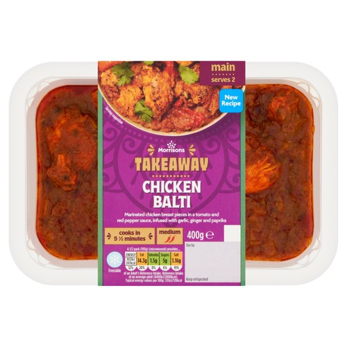 Morrisons Takeaway Chicken Balti 400g