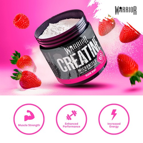 Warrior Essentials Creatine Blazin' Berry  thumbnail 3