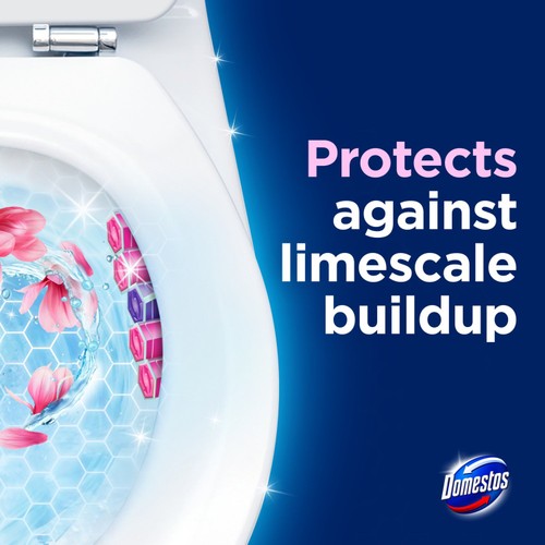 Domestos Power 5 Toilet Rim Block Magnolia 50g thumbnail 3