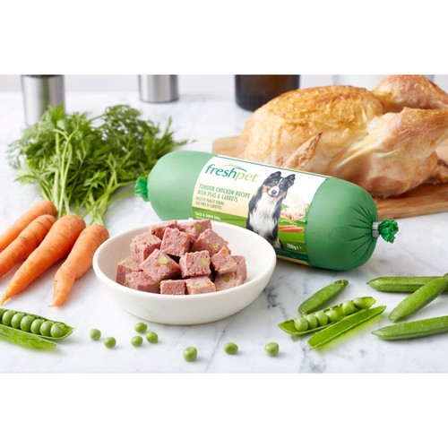 Freshpet Dog Roll Tender Chicken Recipe With Peas & Carrots  thumbnail 2