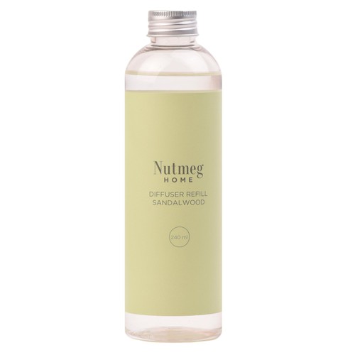 Nutmeg Home Diffuser Refill Sandalwood 240ml