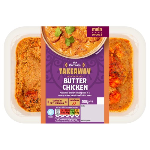 Morrisons Takeaway Butter Chicken 400g