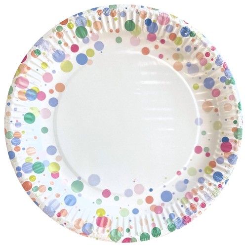 Nutmeg Home Bubbles Paper Plates 10 Pack