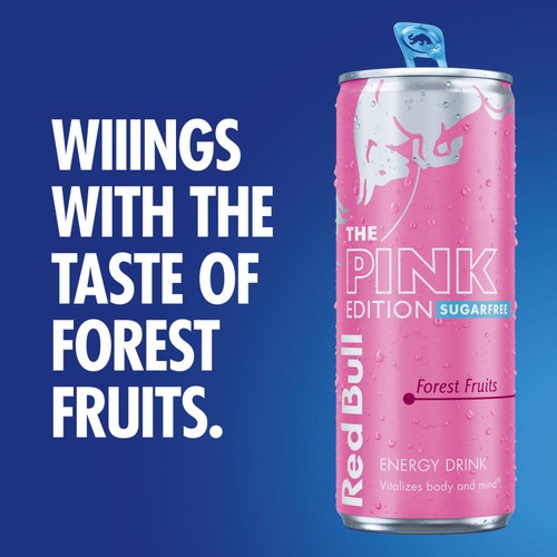 Red Bull Energy Drink Sugar Free Pink Edition Forest Fruits thumbnail 2