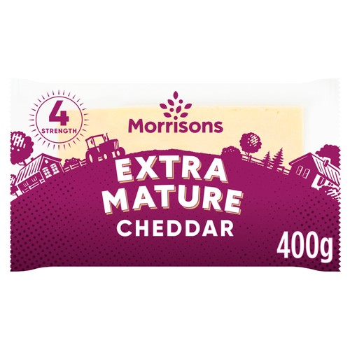 Morrisons Extra Mature Cheddar 400g
