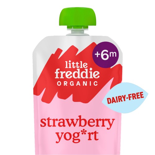 Little Freddie  Organic Strawberry Dairy Free Yoghurt