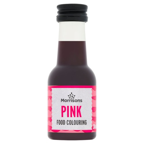 Morrisons Pink Food Colouring 38ml