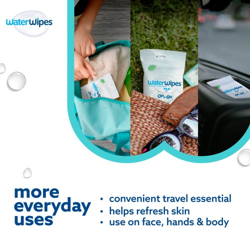 Waterwipes On The Go Wipes thumbnail 3