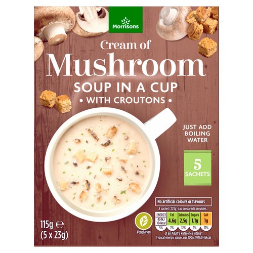 Morrisons Mushroom Cup Soup