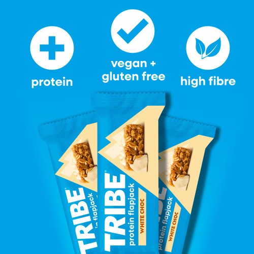 Tribe Protein Flapjack White Choc Chip thumbnail 4