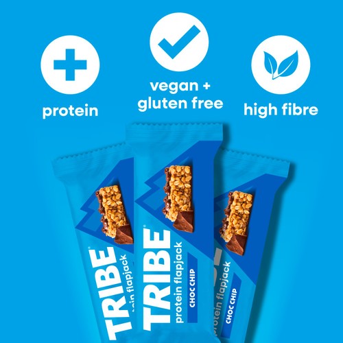 Tribe Protein Flapjack Choc Chip  thumbnail 3