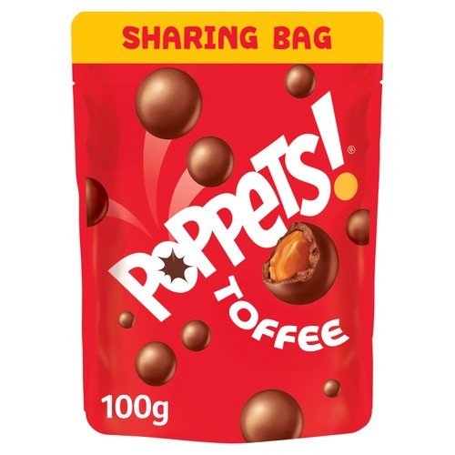 Poppets Toffee Pouch 100g thumbnail 2