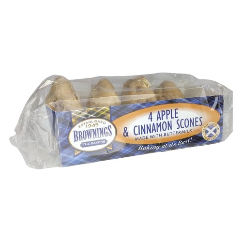 Brownings Apple & Cinnamon Oven Scones 240g