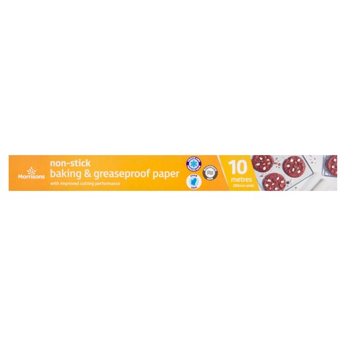 Morrisons Non Stick And Baking Greaseproof Paper 10m