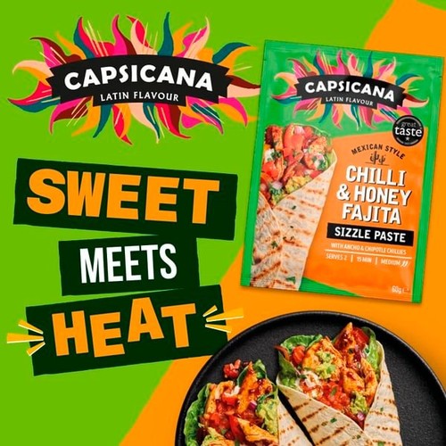 Capsicana Mexican Chilli & Honey Fajita Mild Spice Meal Kit 335g thumbnail 3