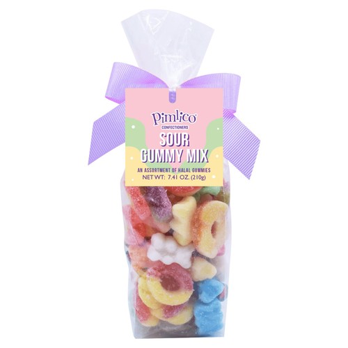 Pimlico Sour Gift Bags With Ribbon 210g