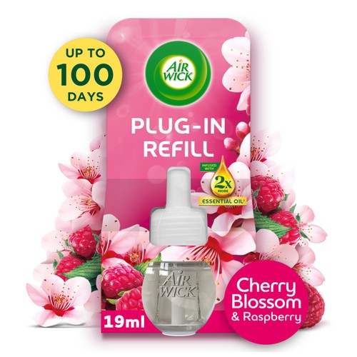 Air Wick Cherry Blossom & Raspberry Plug In Refill 19ml
