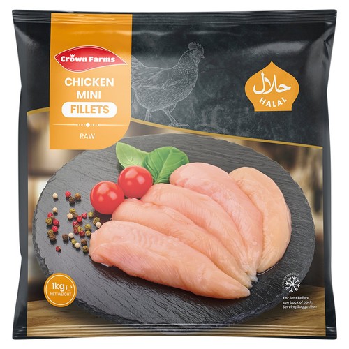 Crown Farms Chicken Mini Fillets 1kg