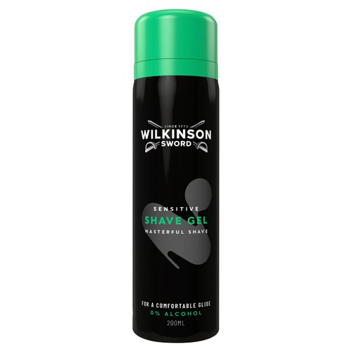Wilkinson Sword Masterful Shave Sensitive Shave Gel 200ml