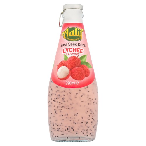 Aalif Basil Seed Drink Lychee Flavour 290ml