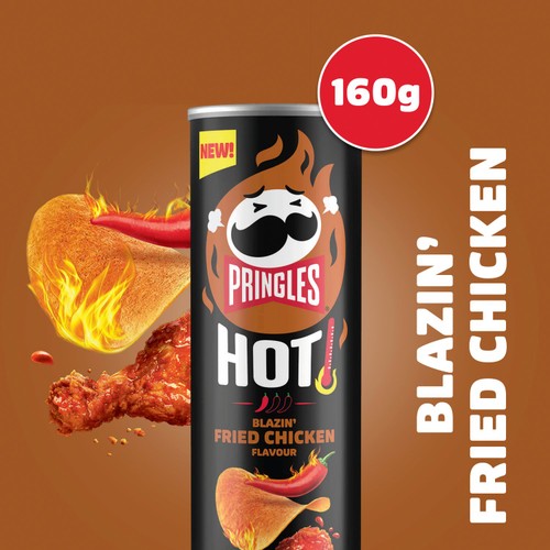 Pringles Hot Blazin Fried Chicken   160g thumbnail 2