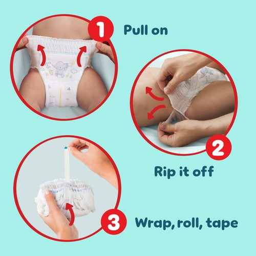 Pampers Pants Pull-On Size 3 Midi  thumbnail 2