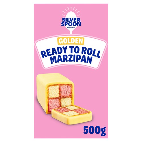 Silver Spoon Ready To Roll Golden Marzipan 500g