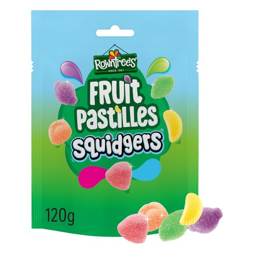 Rowntree’s Fruit Pastilles Squidgers Sweets Sharing Bags 120g
