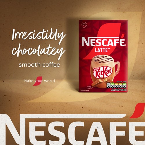 Nescafe Frothy KitKat Latte Coffee 7x147g Sachets thumbnail 5