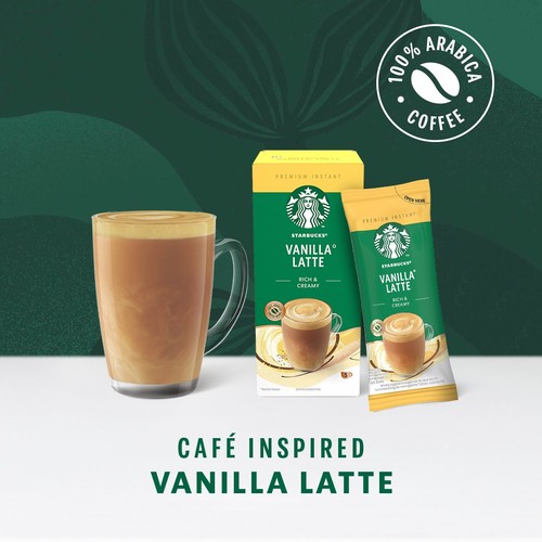 Starbucks Frothy Vanilla Latte  thumbnail 5