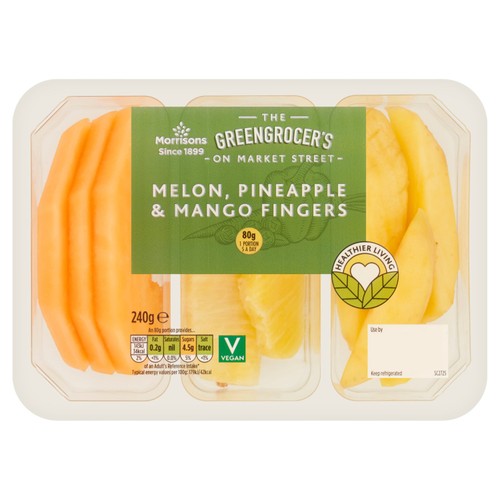 Morrisons Melon, Pineapple & Mango Fingers 240g