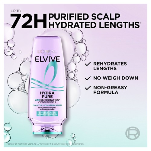 L'Oreal Elvive Hydra Pure Conditioner   300ml thumbnail 2