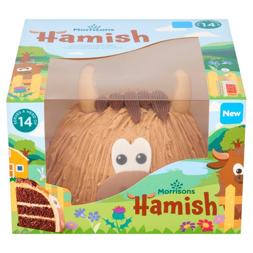 Morrisons Hamish Highland Cow Cake Serves 14