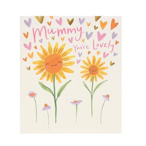 Mummy Sunflowers Mother's Day Card