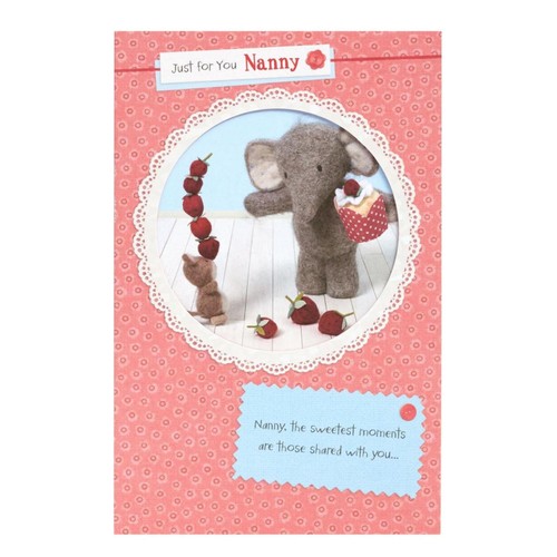 Just For You Nanny Elliot Mother's Day Card