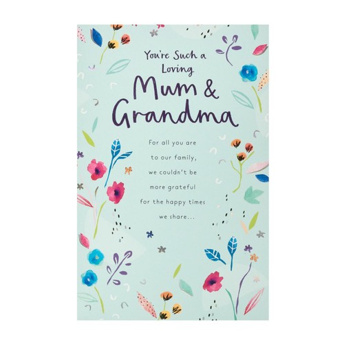 Mum & Grandma Mother's Day Card