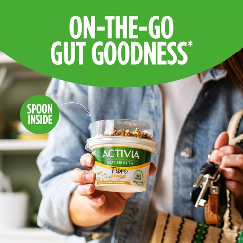 Activia Vanilla & Granola Breakfast Pot With Spoon 165g thumbnail 5