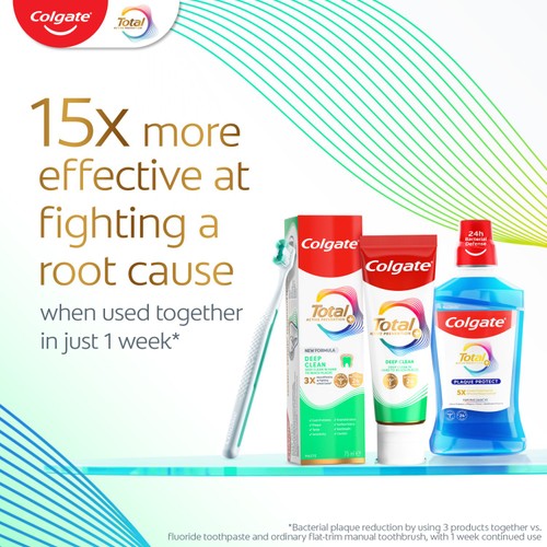 Colgate Total Active Prevention + Deep Clean Toothpaste 125ml thumbnail 2
