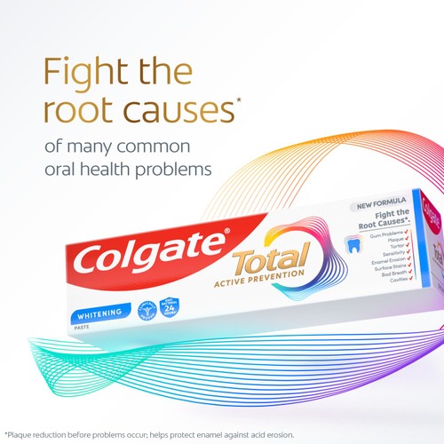 Colgate Total Active Prevention Teeth Whitening Toothpaste 125ml thumbnail 3