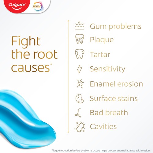 Colgate Total Active Prevention Teeth Whitening Toothpaste 125ml thumbnail 4