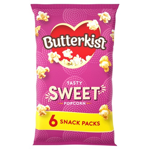 Butterkist Sweet Popcorn 6 x 12g