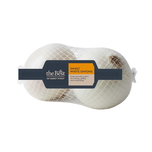Morrisons The Best Sweet White Onions - 2 pack
