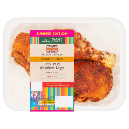 Morrisons British Piri Piri Chicken Legs 590g