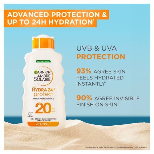 Ambre Solaire Hydra Protect Milk SPF 20   175ml thumbnail 3