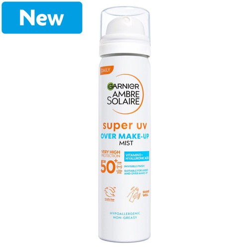 Ambre Solaire Super UV Over Makeup Mist SPF 50+ 75ml