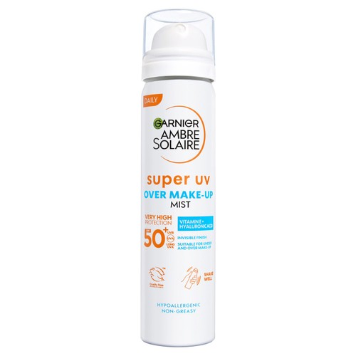 Ambre Solaire Super UV Over Makeup Mist SPF 50+ 75ml thumbnail 2