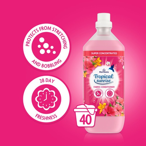 Morrisons Tropical Sunrise Fabric Conditioner 1L thumbnail 2